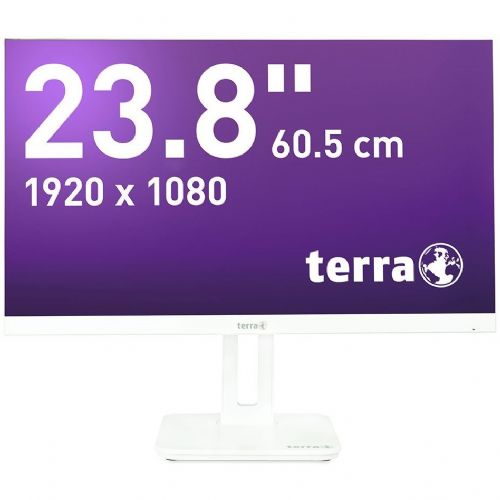 Monitor TERRA 2465W PV 60,5 cm (23,8"), 1920x1080 (FHD), 16:9 FHD IPS 5ms HDMI DP zvočnik bel