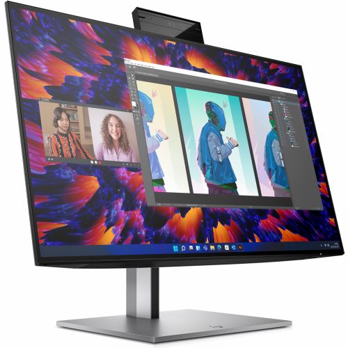 Monitor HP Z24m G3 60,45 cm (23,8"), 2560x1440 (QHD), 400cd/m2, 16:9 5ms IPS HDMI DisplayPort, USB-C 90W, VESA Pivot Speaker Webcam, Silver