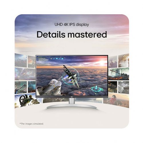 Monitor LG 27UP650K-W 68,6 cm (27"), 3840x2160 (FHD), 16:9 4K IPS 5ms 60Hz HDR10 HDMI DP bela