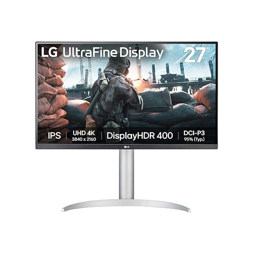Monitor LG 27UP650K-W 68,6 cm (27"), 3840x2160 (FHD), 16:9 4K IPS 5ms 60Hz HDR10 HDMI DP bela