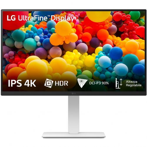 Monitor LG 27US550-W UltraFine 68,58 cm (27,0"), 3840x2160 (4K UHD), IPS 5ms 60Hz HDR10 2xHDMI DP Pivot Bela