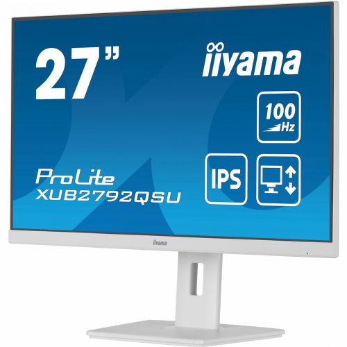 Monitor IIYAMA ProLite XUB2792QSU-W6 68,5cm (27") 100Hz 2K IPS LED LCD HDMI/DP zvočniki 94134729