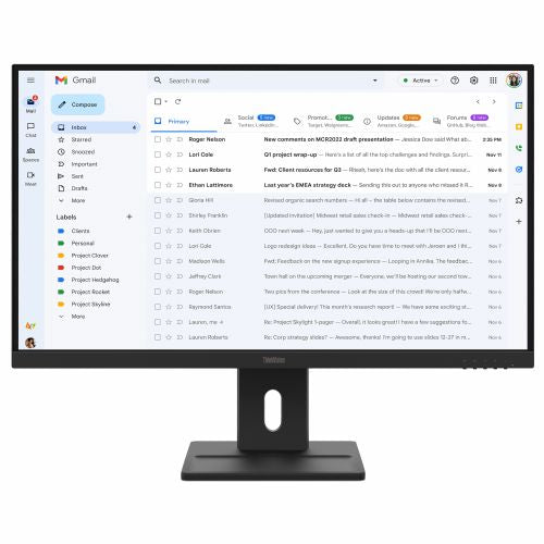 Monitor Lenovo ThinkVision E27-40 FHD, 100Hz, 300 cd/m2, 4W speakers, black