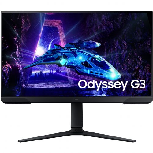 Monitor Samsung Odyssey G3 S27DG300EU 68,6 cm (27"), 1920x1080 (FHD), VA, 16:9, 250cd/m2, 1ms 180Hz HDR10 HDMI DP črna
