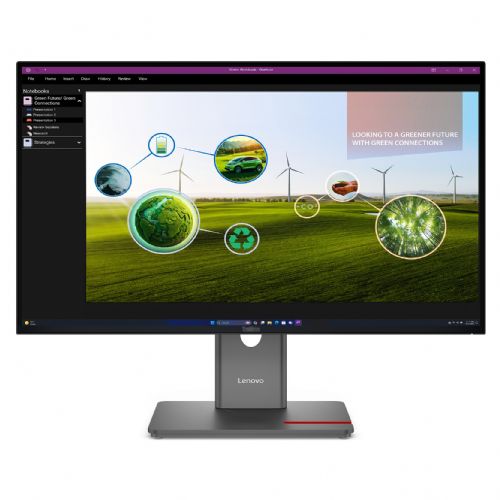 Monitor Lenovo ThinkVision P27Q-40 68,58 cm 68,6 cm (27"), 2560 x 1440 (QHD), IPS 120 Hz Daisy Chain KVM/eKVM USB-C Najbolje prodajan