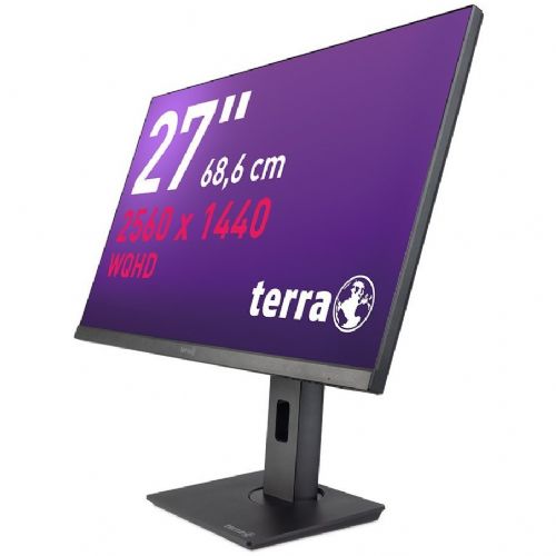 Monitor Terra 2775W PV v3 68,6 cm (27"), 2560x1440 (QHD), 16:9 WQHD 5ms 75Hz HDMI DP USB-C RJ45 zvočnik črn