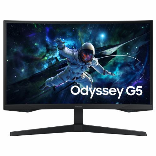 Monitor Samsung Odyssey G5 S27CG554EU 68,58 cm (27"), 2560x1440 (QHD), VA, 300cd/m2, 16:9, 1ms 165Hz HDR10 HDMI DP črna