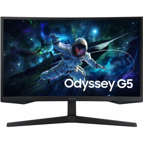 Monitor Samsung Odyssey G5 S27CG554EU 68,58 cm (27"), 2560x1440 (QHD), VA, 300cd/m2, 16:9, 1ms 165Hz HDR10 HDMI DP črna