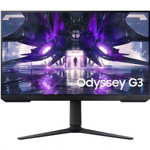 Monitor Samsung Odyssey G3 (S27AG304NR), 68,58 cm (27"), 1920 x 1080 (FHD), 250 cd/m2, 16 : 9, 1 ms, 144 Hz, HDMI, DisplayPort, VESA, pivot, črn