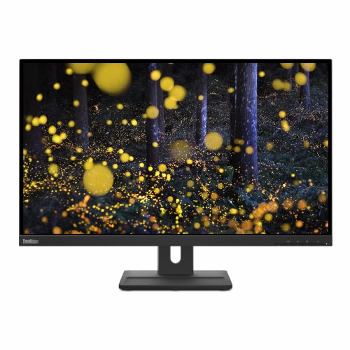 Monitor Lenovo ThinkVision E27q-20, 68,6 cm (27"), 2560 x 1440 (QHD), 16 : 9, QHD, IPS, 4 ms, 75 Hz, HDMI, DP, zvočnik, črn