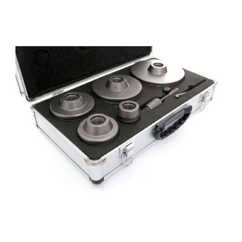7-piece SDS plus diamond core saw set + aluminum case 40-125mm