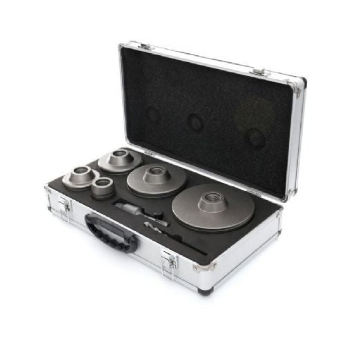 7-piece SDS plus diamond core saw set + aluminum case 40-125mm