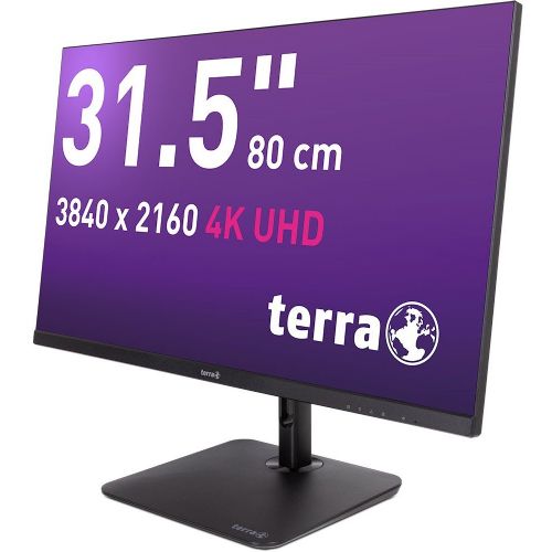 Monitor Terra 3295W PV 80 cm (31,5"), 3840x2160 (4K UHD), 4k IPS 5ms HDMI DP RJ45 USB-C zvočnik črn