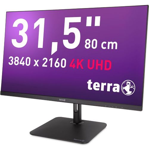 Monitor Terra 3295W PV 80 cm (31,5"), 3840x2160 (4K UHD), 4k IPS 5ms HDMI DP RJ45 USB-C zvočnik črn