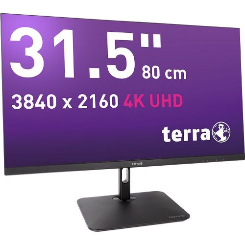 Monitor Terra 3295W PV 80 cm (31,5"), 3840x2160 (4K UHD), 4k IPS 5ms HDMI DP RJ45 USB-C zvočnik črn