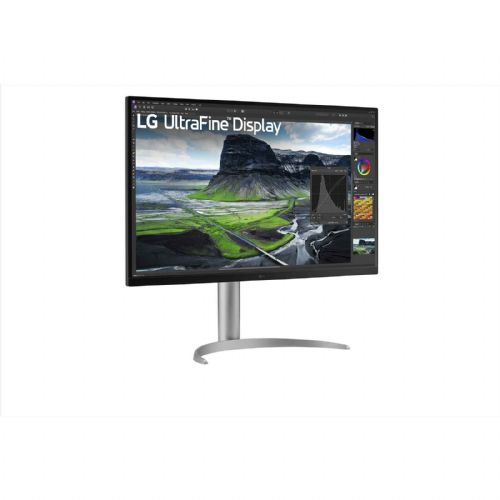 Monitor LG UltraFine 32UQ850V-W 80,1 cm (31,5), 3840x2160 (4K UHD), IPS, 400 cd/m2, 16:9 5ms 60Hz HDMI DP USB-C 90W, zvočnik Pivot Silver