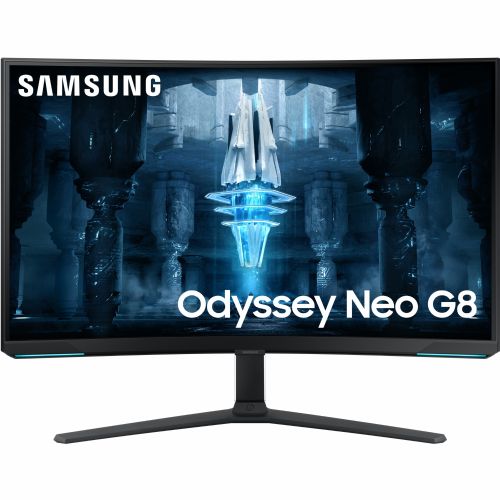 Monitor Samsung G85NB Odyssey Neo G8, 80,1 cm (31,5''), 350 cd/m2, VA, 16 : 9, 3840 x 2160 (4K UHD), DP, 2 x HDMI, HDR2000, FreeSync Premium Pro, združljiv z G-Sync, črno-bel