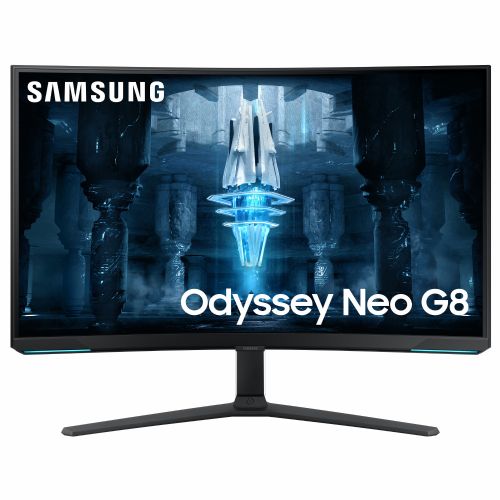 Monitor Samsung G85NB Odyssey Neo G8, 80,1 cm (31,5''), 350 cd/m2, VA, 16 : 9, 3840 x 2160 (4K UHD), DP, 2 x HDMI, HDR2000, FreeSync Premium Pro, združljiv z G-Sync, črno-bel