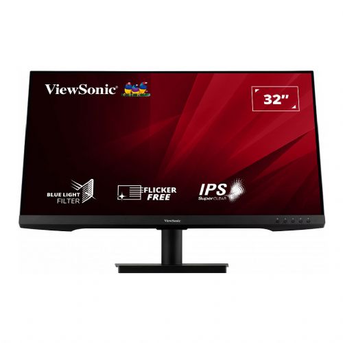 Monitor ViewSonic VA3209-MH, 81,3 cm (32"), 1920 x 1080 (FHD), 16 : 9, FHD, IPS, 4 ms, 75 Hz, HDMI, VGA, zvočnik, črn
