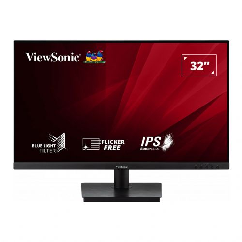 Monitor ViewSonic VA3209-MH, 81,3 cm (32"), 1920 x 1080 (FHD), 16 : 9, FHD, IPS, 4 ms, 75 Hz, HDMI, VGA, zvočnik, črn