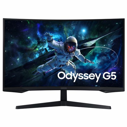 Samsung Odyssey G5 S32CG552EU Monitor 81.3 cm (32"), 2560 x 1440 (WQHD), 16:9 QHD HDR10 curved 1ms 165Hz HDMI DP black