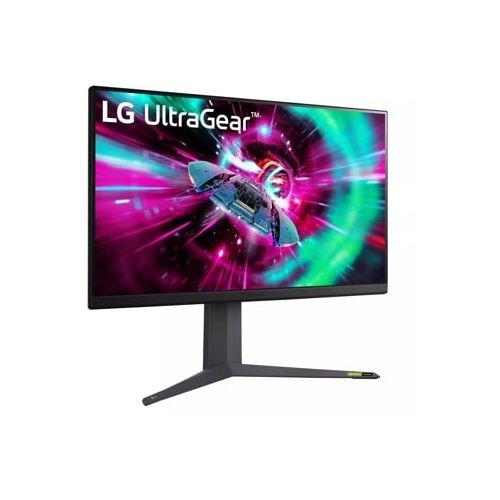 Monitor LG 32GR93U-B, 80,1 cm (31,5), 3840 x 2160 (4K UHD), IPS, 400 cd/m2, 144 Hz, 1 ms, HdsplyHDR 400, 2 x HDMI, DP, sivo-vijoličen