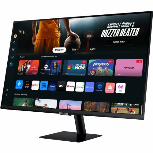 Monitor Samsung LS32DM700UUXEN, 81,3 cm (32"), 3840 x 2160 (4K UHD), 16 : 9, 4 ms, 60 Hz, HDMI, USB-C (65 W), Tizen, Wi-Fi, zvočnik, črn