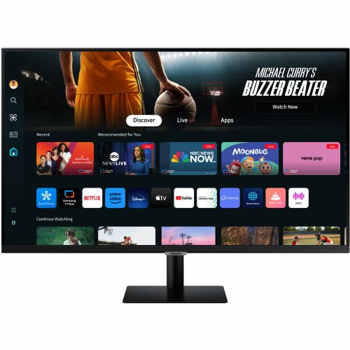 Monitor Samsung LS32DM700UUXEN, 81,3 cm (32"), 3840 x 2160 (4K UHD), 16 : 9, 4 ms, 60 Hz, HDMI, USB-C (65 W), Tizen, Wi-Fi, zvočnik, črn