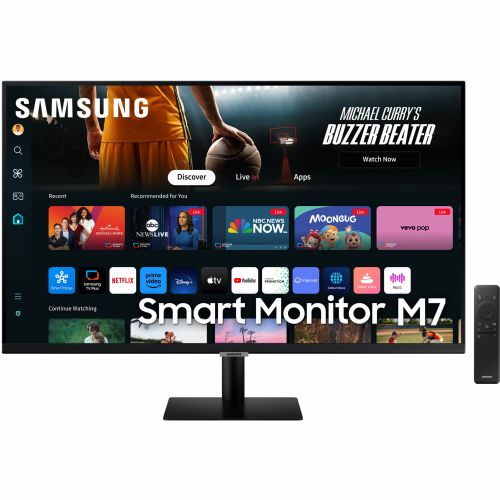 Monitor Samsung LS32DM700UUXEN, 81,3 cm (32"), 3840 x 2160 (4K UHD), 16 : 9, 4 ms, 60 Hz, HDMI, USB-C (65 W), Tizen, Wi-Fi, zvočnik, črn