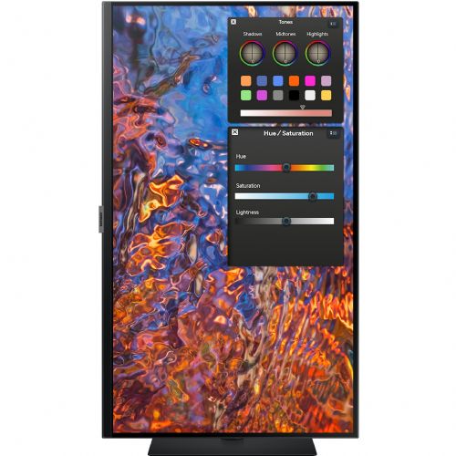 Monitor Samsung ViewFinity S8 (S32B800PXU), 81,28 cm (32"), 3840 x 2160 (4K UHD), 350 cd/m2, 16 : 9, 5 ms, IPS, HDMI, DisplayPort, USB-C, VESA, pivot, črn
