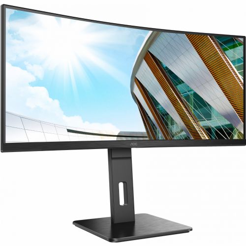 Monitor AOC Pro-Line CU34P2A, 86,4 cm (34''), 2K UHD (3440 x 1440), 21 : 9, 1 ms, USB, 2 x HDMI, DisplayPort, VESA, zvočniki, črn