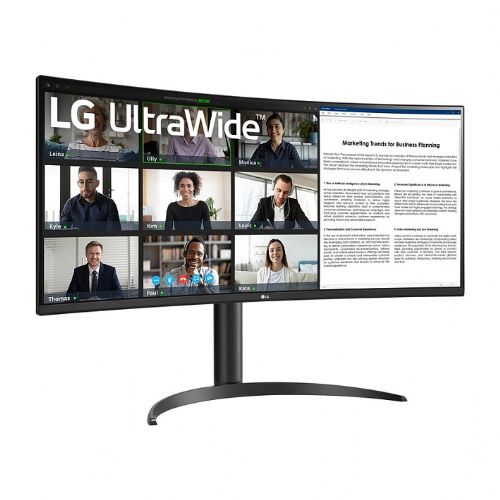 Monitor LG Ultra Wide 34WR55QK-B.AEU, 86,4 cm (34"), 3440 x 1440 (QHD), VA, 300 cd/m2, 5 ms, HDR10, 2 x HDMI, DP, USB-C (65 W), črn 98138488