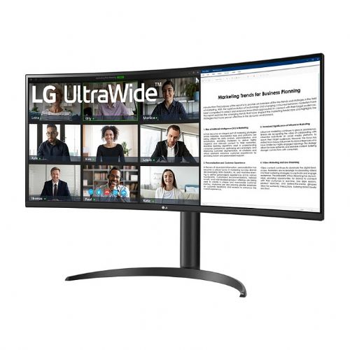 Monitor LG Ultra Wide 34WR55QK-B.AEU, 86,4 cm (34"), 3440 x 1440 (QHD), VA, 300 cd/m2, 5 ms, HDR10, 2 x HDMI, DP, USB-C (65 W), črn 98138488