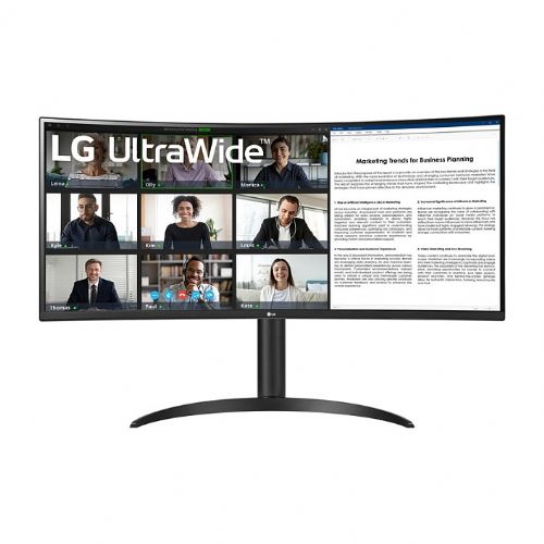 Monitor LG Ultra Wide 34WR55QK-B.AEU, 86,4 cm (34"), 3440 x 1440 (QHD), VA, 300 cd/m2, 5 ms, HDR10, 2 x HDMI, DP, USB-C (65 W), črn 98138488