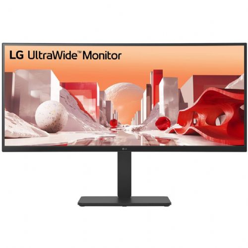 Monitor LG 34BA85QE-B 86,4 cm (34"), 3440x1440 (WQHD), IPS, 300cd/m2, 21:9 5ms 60Hz HDR10 HDMI DP USB-C 90W, zvočnik