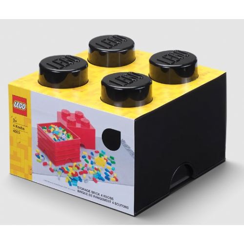 Lego®: Škatla za shranjevanje z gradnikom 4 - Črna (40031733)