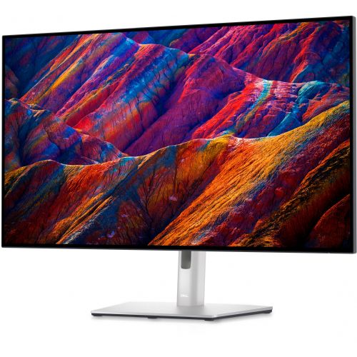 Monitor Dell UltraSharp U3223QE, 80,1 cm (31,5''), 3840 x 2160, 16 : 9, 5 ms, IPS, HDMI, DisplayPort, USB-C 90 W, VESA, pivot, 4K srebrno-črn