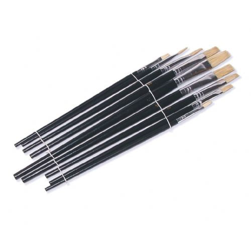9-piece flat brush set 1-16mm
