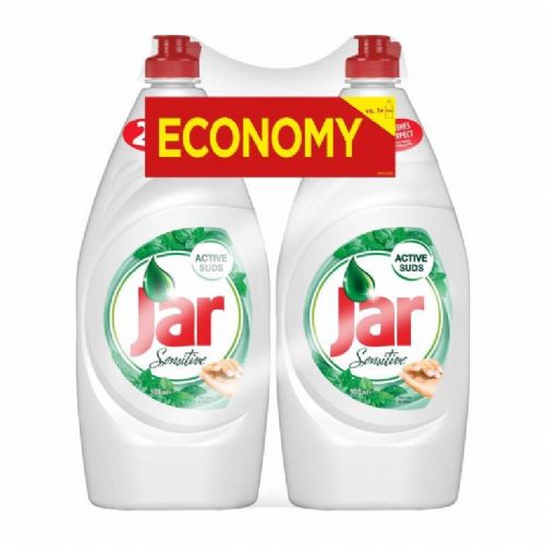 Double pack: Jar Sensitive Teatree & Mint hand dishwashing detergent 2X900 ml