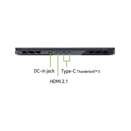 Prenosni računalnik Acer Predator Helios 18 Intel Core Ultra 9, NVIDIA GeForce RTX 5080, 45,7cm (18")WQXGA 250Hz, 64GB RAM, 4TB SSD, DE, AI,WinPro, črna