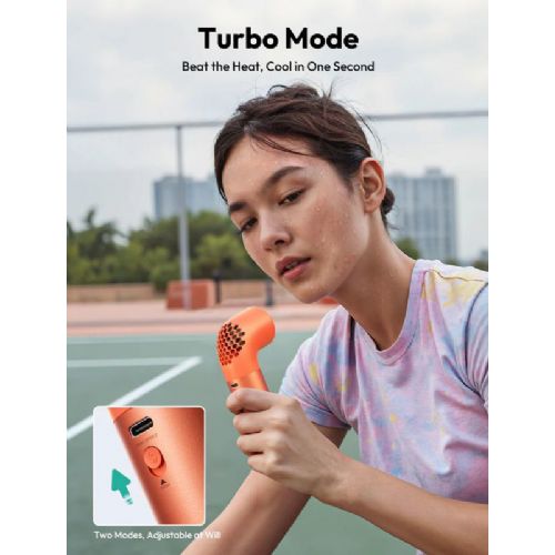 Aecooly Aero Ultra Aero Ultra high-performance handheld fan, 4500 mAh, 19,000 rpm, LED display, orange (PH03-OG)