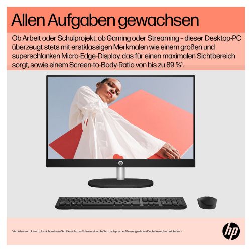 Večnamenski računalnik HP All-in-One 24-cr0109ng 23,8 RYZ5 7520U/16GB/512SSD/DE/W11 Home