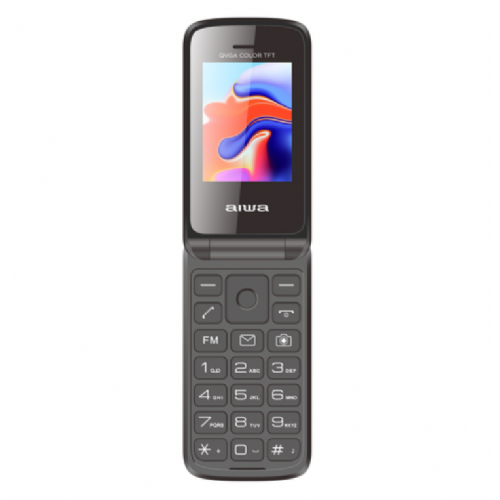 Aiwa flip mobile phone for the elderly FP-30 2G, black