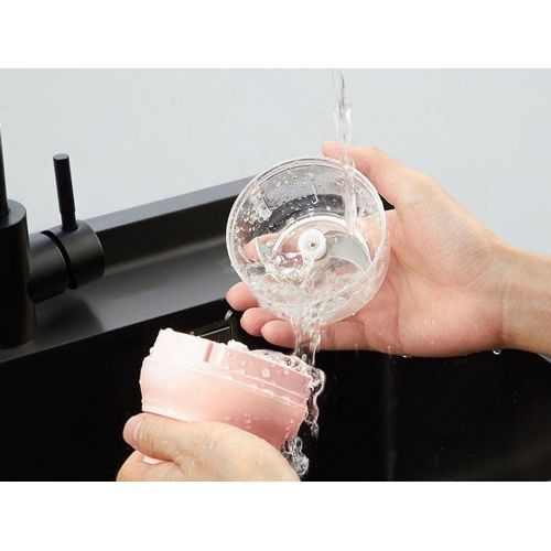 Cordless portable vegetable and herb chopper 250ml USB pink