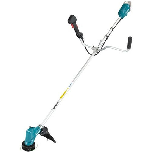 Makita DUR190UZX9 18V cordless string trimmer, brushless motor, cutting width 23–30 cm, two-handed handle, without battery and charger