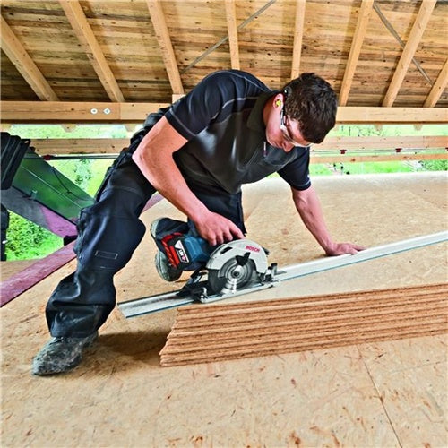 Cordless circular saw Bosch GKS 18V-57G Professional, without battery and charger, in case, blue/black