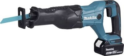 Makita DJR186RT cordless reciprocating saw, Li-Ion battery, 5.0 Ah, 18 V