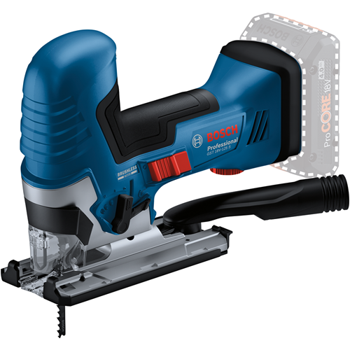 Cordless jigsaw Bosch GST 18V-125 S Professional solo, without battery and charger, blue/black