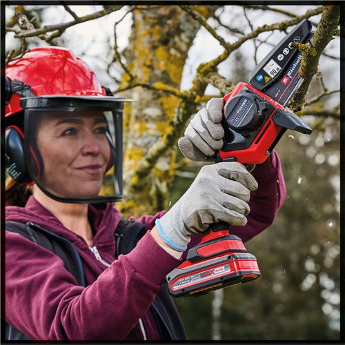 Einhell GE-PS 18/15 Li BL-Solo cordless pruning chainsaw, 18V, without battery and charger, red/black