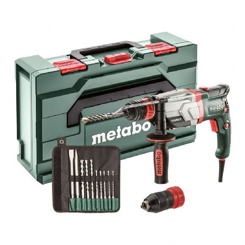 Cordless hammer Metabo UHEV 2860-2 Quick Set 1100 W, 4 functions, SDS-plus, in metaBox, quick head change